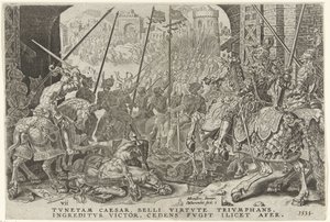Inname van Tunis, 1535 Overwinningen van Karel V (serietitel) Karl den Store V. imp. opt. max. sejr, den vigtigste af mange (serietitel) af Dirck Volckertsz. Coornhert