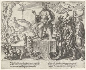 Kristi triumf Triumph of Patience (serietitel) Patientiae Trivmphvs (serietitel) af Dirck Volckertsz. Coornhert