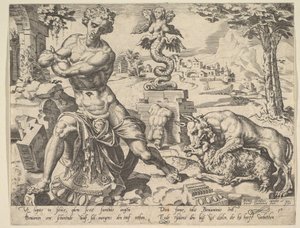 Benjamin, fra serien De tolv patriarker, 1550. af Dirck Volkertsen Coornhert