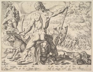 Gad, fra serien De tolv patriarker, 1550.