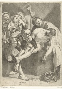 Kristi begravelse af Dirck van Baburen (attributed to)