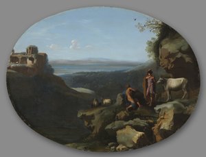 Merkur og Argus i et landskab, ca. 1635.