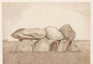 Dolmen nær Tynaarlo af Dirk Arnoldus Tavenraat