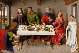 Kristus i farisæeren Simons hus, ca. 1450