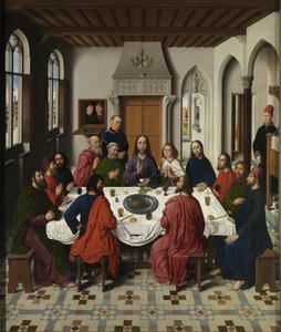 Den sidste nadver altertavle midterpanel, 1464-1468
