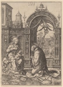 Sankt Bernards vision af Dirk Jacobsz Vellert