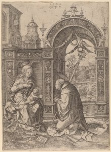 Sankt Bernards vision af Dirk Jacobsz Vellert