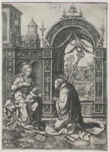 Sankt Bernards vision af Dirk Jacobsz Vellert