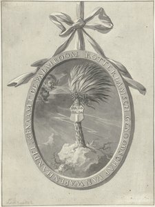 Emblem for Rotterdams motionsforening De Palmboom, 1785.