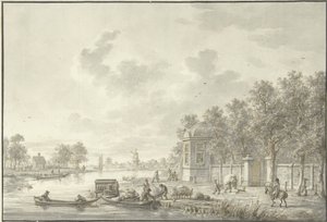 Ansigt til Spaarne af Dirk Langendijk