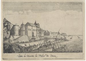 Udsigt over Guds Moders kloster i Lissabon Vista do Convento da Madre de Deus (titel på objekt) Udsigt over Lissabon (serietitel)