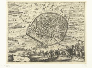 Erobring af Tienen, 1635 Erobring af Thienen Anno 1635 (titel på objekt)