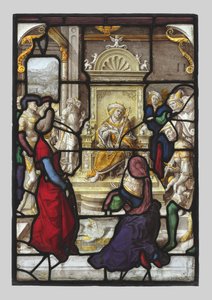 Salomons og Esthers dom for Ahasverus-parret, ca. 1530.