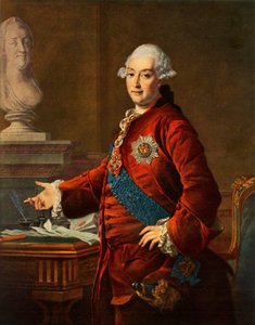 Portræt af Alexander Mikhailovich Golitsyn, 1772, 1965.