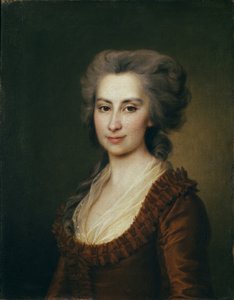 Portræt af grevinde Praskovya Vorontsova 1749-1797, begyndelsen af 1790
