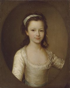 Portræt af Contess Ekaterina Artemievna Vorontsova 1780-1836 som Hild, slutningen af ​​1780
