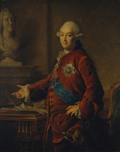 Portræt af vicekansler prins Alexander Mikhaylovich Golitsyn 1723-1807, 1772