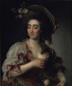 Portræt af operasangerinden Anna Davia Bernucci, 1782