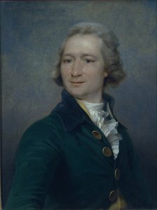 Portræt af digteren Ivan Ivanovich Dmitriev 1760-1837