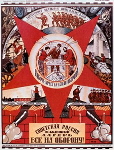 Rusland er en lejr i en belejringsstat, 1919. af Dmitriy Stakhievich Moor