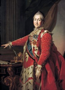 Katarina den Store, kejserinde af Rusland, 1782.