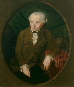 Portræt af Immanuel Kant 1724-1804, 1791 af Doepler