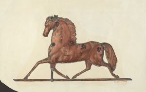 Hestevejrhane af Dolores Haupt