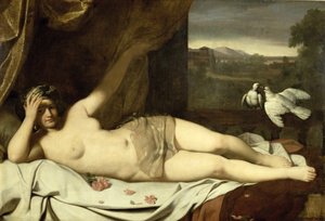 Venus (olie på lærred) af Domenichino (1581-1641) (attr. to)
