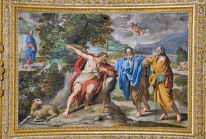 Apostlen Andreas første kald af Domenichino