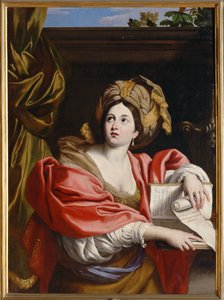 Sybil af Cumae ... (maleri på lærred) af Domenichino (1581-1641)