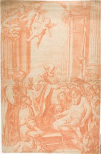 Sankt Hieronymus sidste nadver af Domenichino
