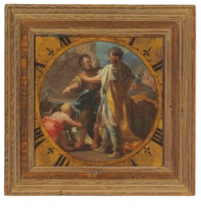 Archimedes demonstrerer sin opfindelse for kong Hieron af Syracuse
