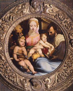 Hellig Familie, af Domenico Beccafumi (1486-1551) af Domenico Beccafumi