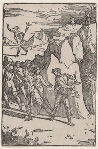 Metallerne, der flygter fra Vulcan af Domenico Beccafumi