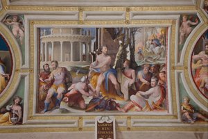 The Sacrifice of Codrus, konge af Athens offentlige dyder af græske og romerske helte, 1529-1535