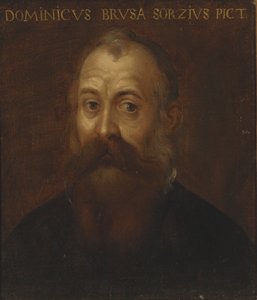 Portræt af kunstneren af Domenico Brusasorci