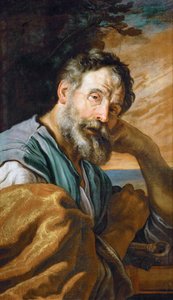 SAINT PIERRE - Barok : Sankt Peter par Fettis omvendelse, Domenico (1588/90-1623), ca 1613. Olie på lærred, 95,8x55,9. Kunsthistorisk Museum, Vienne