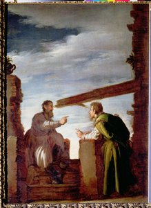 Lignelsen om klatten og bjælken, ca. 1620 (olie på lærred)