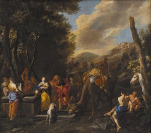 Rebecca og Eliezer ved brønden