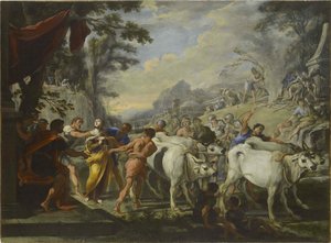 Sankt Lucias martyrium, 1640-1650.