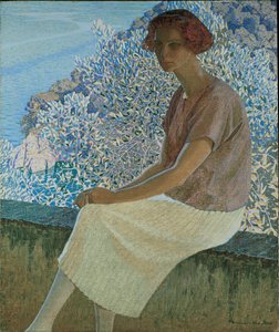 Argent rolig. Portræt af Alma Fidora, 1922. af Domenico Guerello