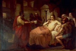 Alexander den Store og hans læge Philip, af Domenico Induno