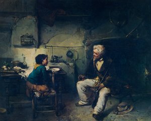 Jægeren, af Domenico Induno