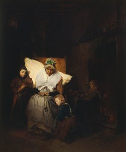 Rosenkransen af Domenico Induno af Domenico Induno