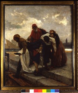 I Due Foscari, maleri af Domenico Morelli (1826 - 1901). af Domenico Morelli
