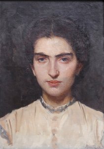 Portræt af Concettina af Domenico Morelli