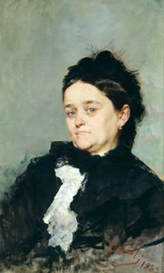 Portræt af Virginia Villari, af Domenico Morelli af Domenico Morelli