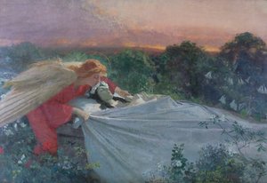 Dødens engel af Domenico Morelli