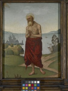 St. Onuphrius (olie på træ) af Domenico Panetti