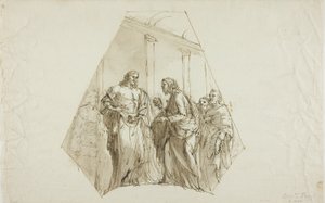 Den tvivlende Thomas (Spandrel Design) af Domenico Pozzi